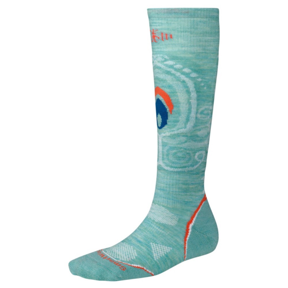 SmartWool PHD Light Womens Snowboard Socks, Mineral, swatch