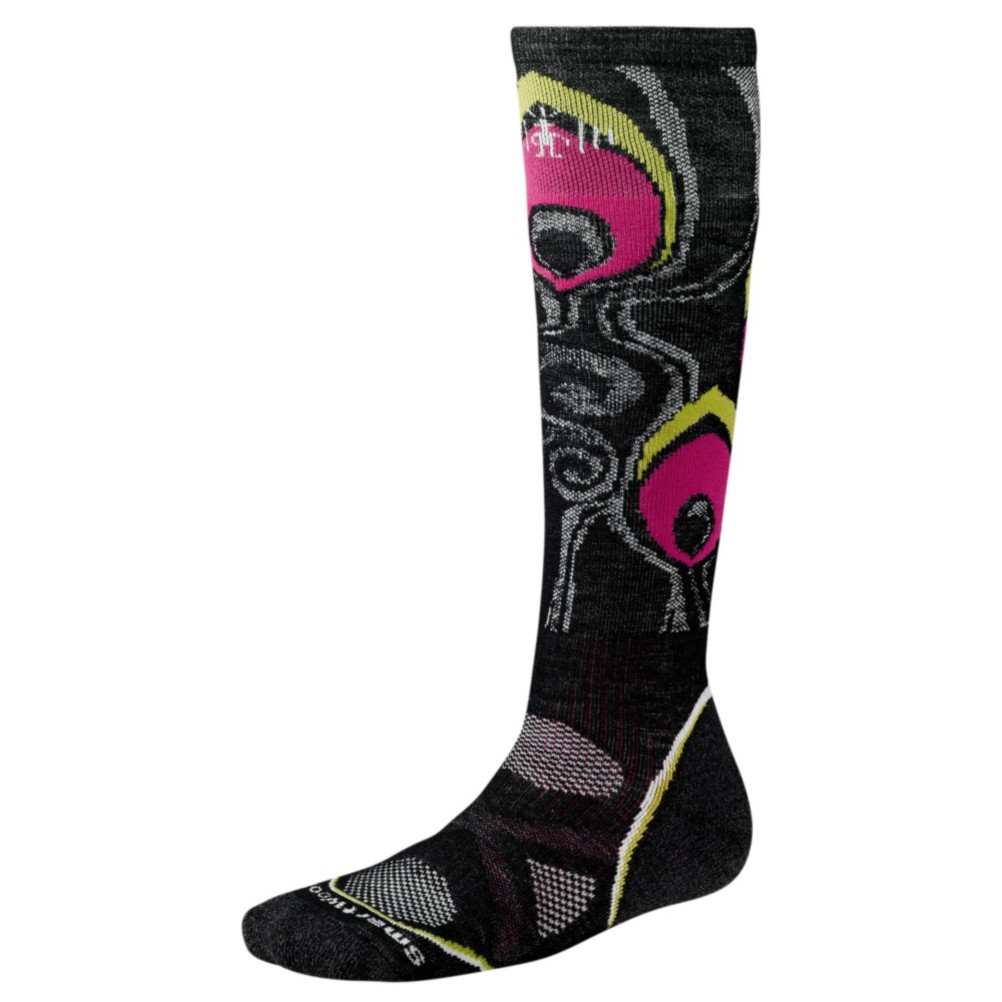 SmartWool PHD Medium Womens Snowboard Socks, Black, medium