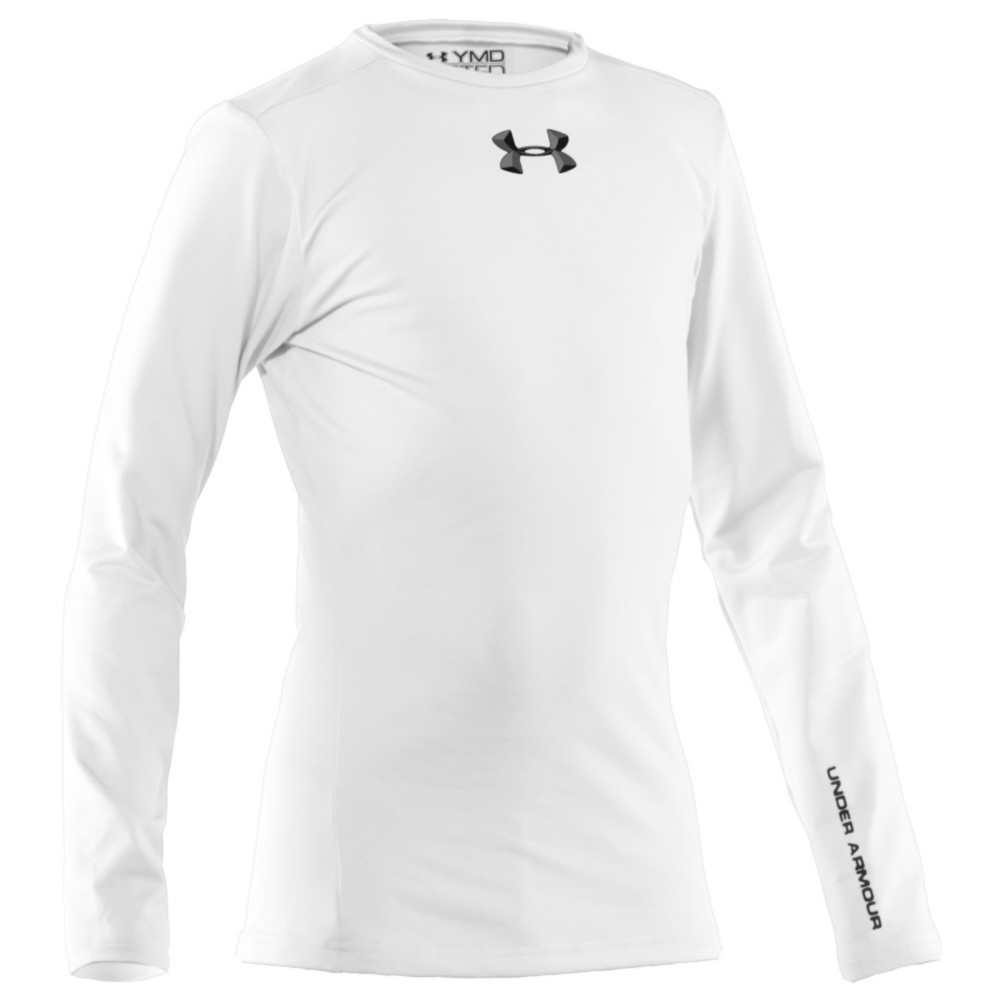 Under Armour EVO Coldgear Fitted Kids Long Underwear Top, , medium