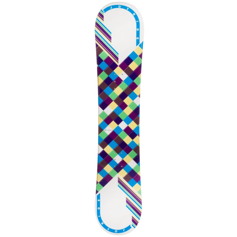 JoyRide Checkers White Blue Girls Snowboard, , medium