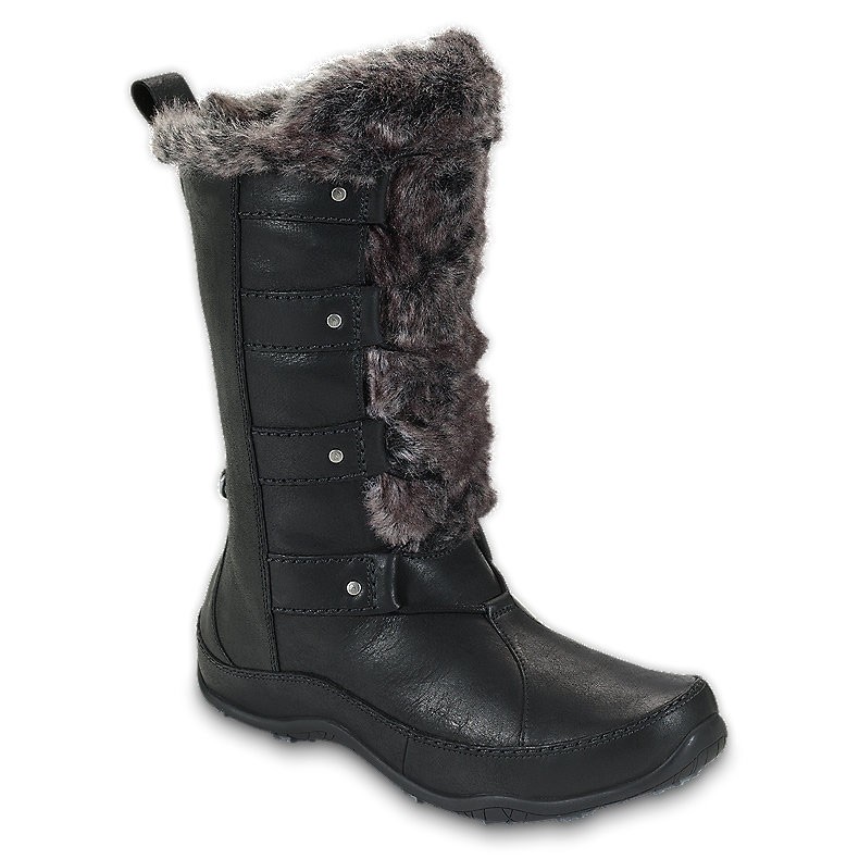 The North Face Abby IV Luxe Womens Boots, Tnf Black-Tnf Black, swatch