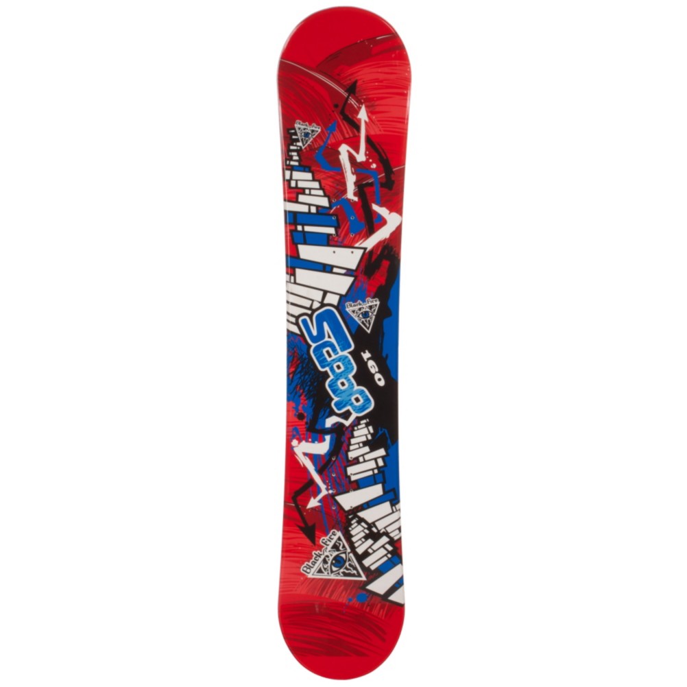 Black Fire Scoop Rocker Snowboard, , medium