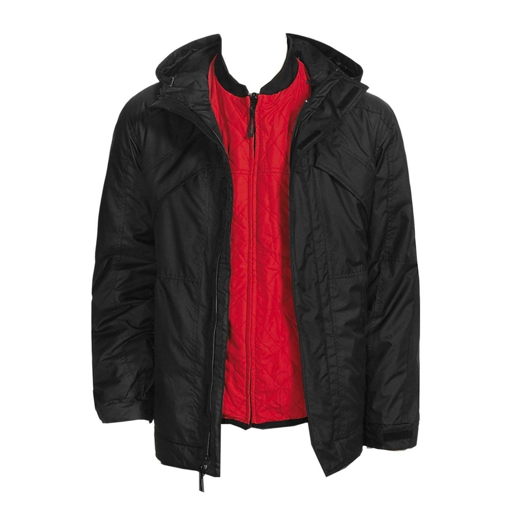 Obermeyer Dual Mens Insulated Ski Jacket, Black, swatch
