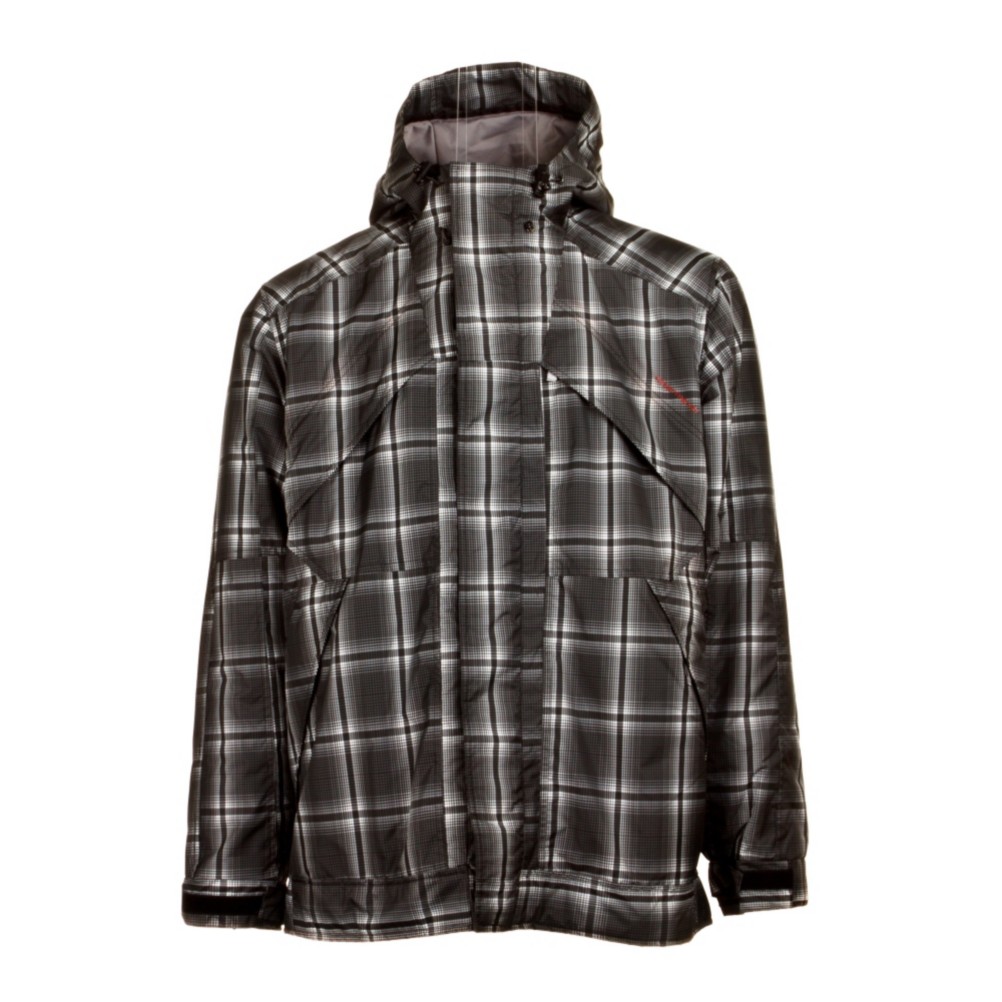 Obermeyer Dual Mens Insulated Ski Jacket, Ghost Plaid, swatch