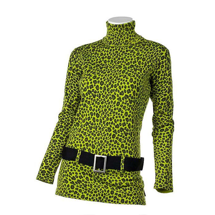 Obermeyer Go Go Womens Sweater, Peridot Leopard, medium