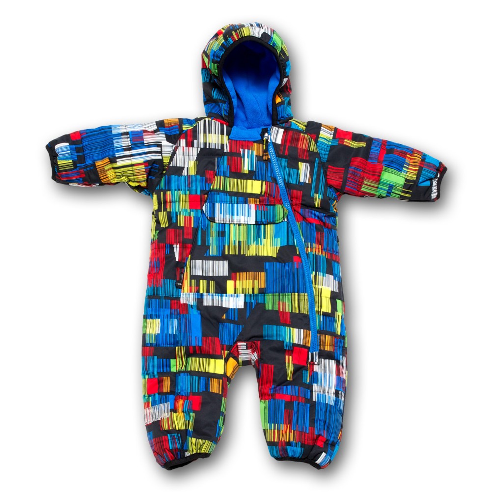 Obermeyer Rodeo Bunting Toddler Ski Jacket, Bar Code Print, swatch