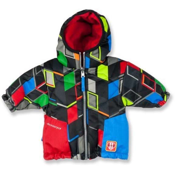 Obermeyer Sam Toddler Ski Jacket, Block Print, swatch