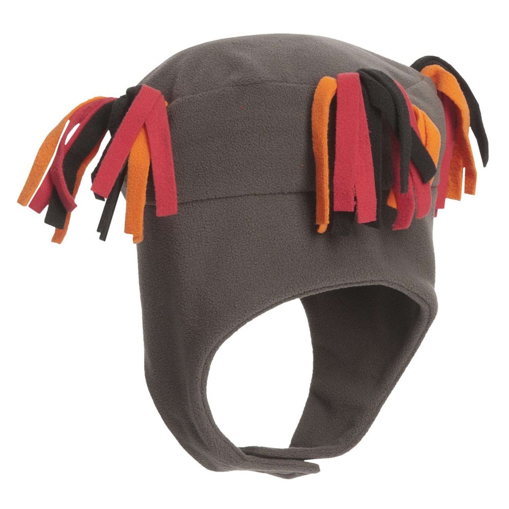 Obermeyer Tassel Fleece Kids Hat, Raven, swatch