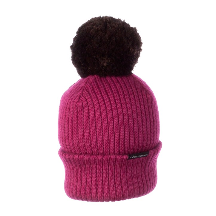 Obermeyer Camden Knit Kids Hat, Magenta, swatch