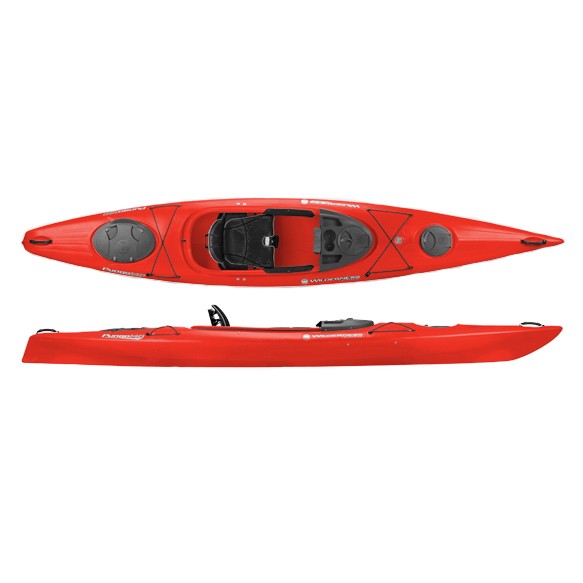 Wilderness Systems Pungo 140 Recreational Kayak 2013, Red, medium