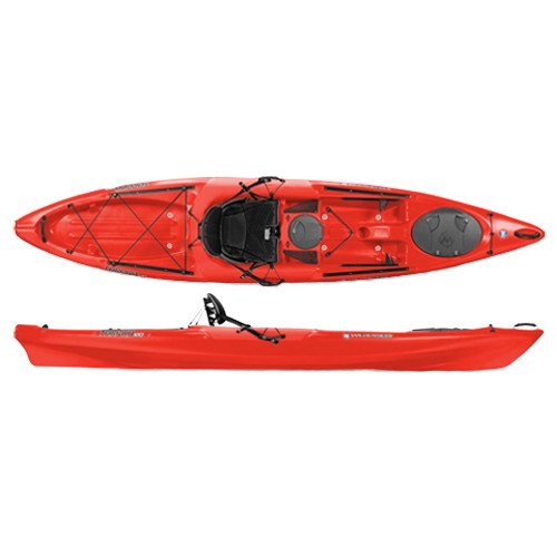 Wilderness Systems Tarpon 120 Sit On Top Kayak 2013, Red, swatch