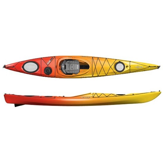 Dagger Alchemy 14.0 L Touring Kayak 2013, Red-Yellow, swatch