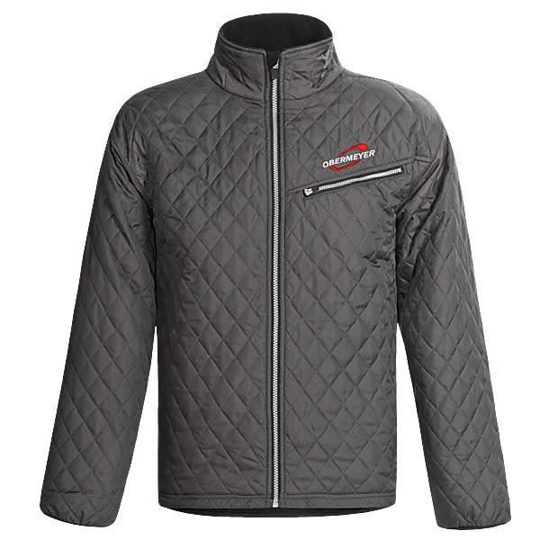 Obermeyer System Insulator M Jacket, Smoke, swatch