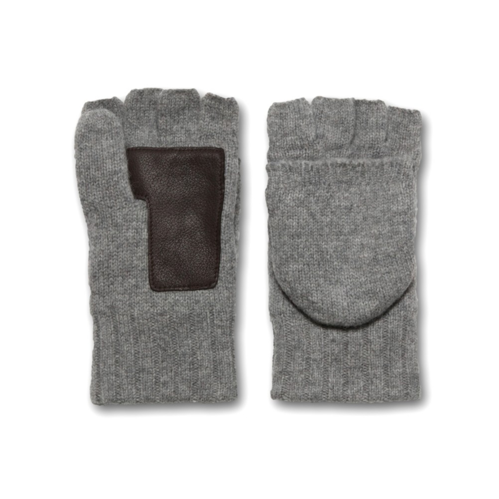 UGG Australia Fingerless Flip Mens Gloves, Grey Flannel Multi, swatch
