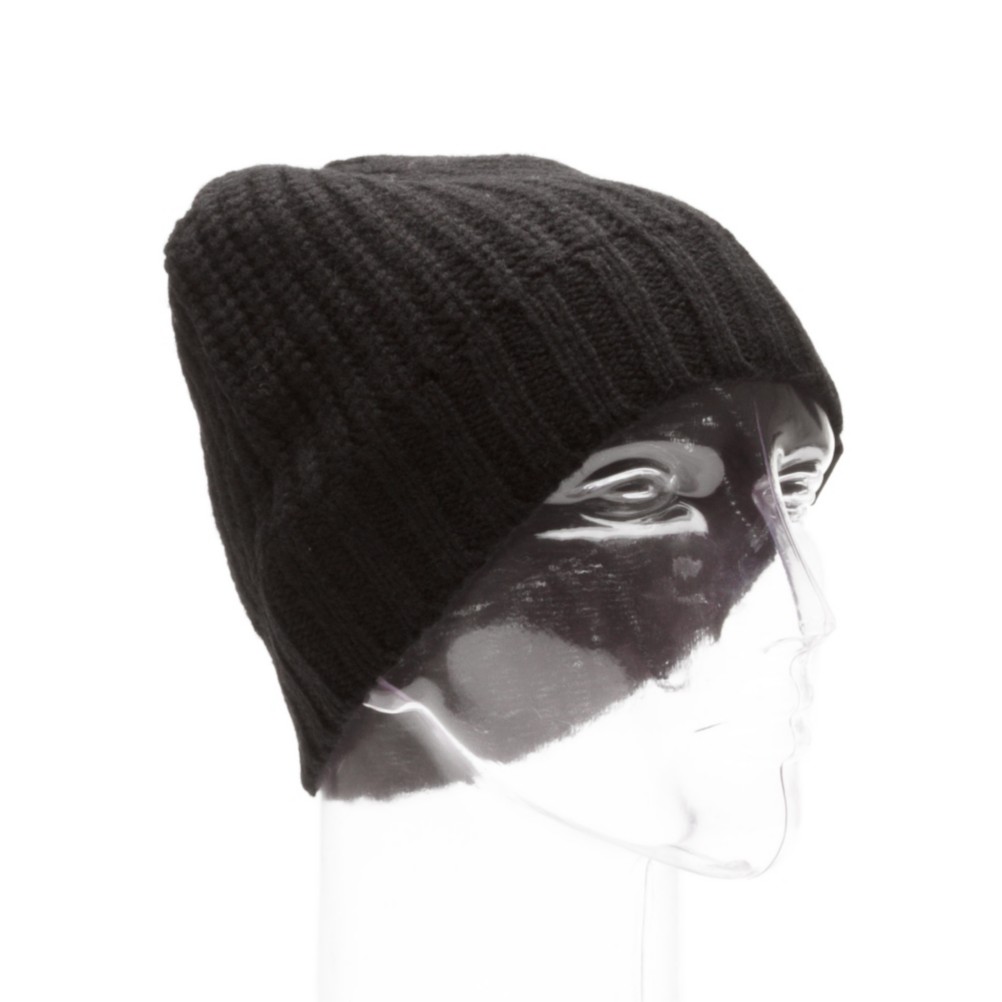 UGG Australia Solid Beanie Mens Hat, Black, medium