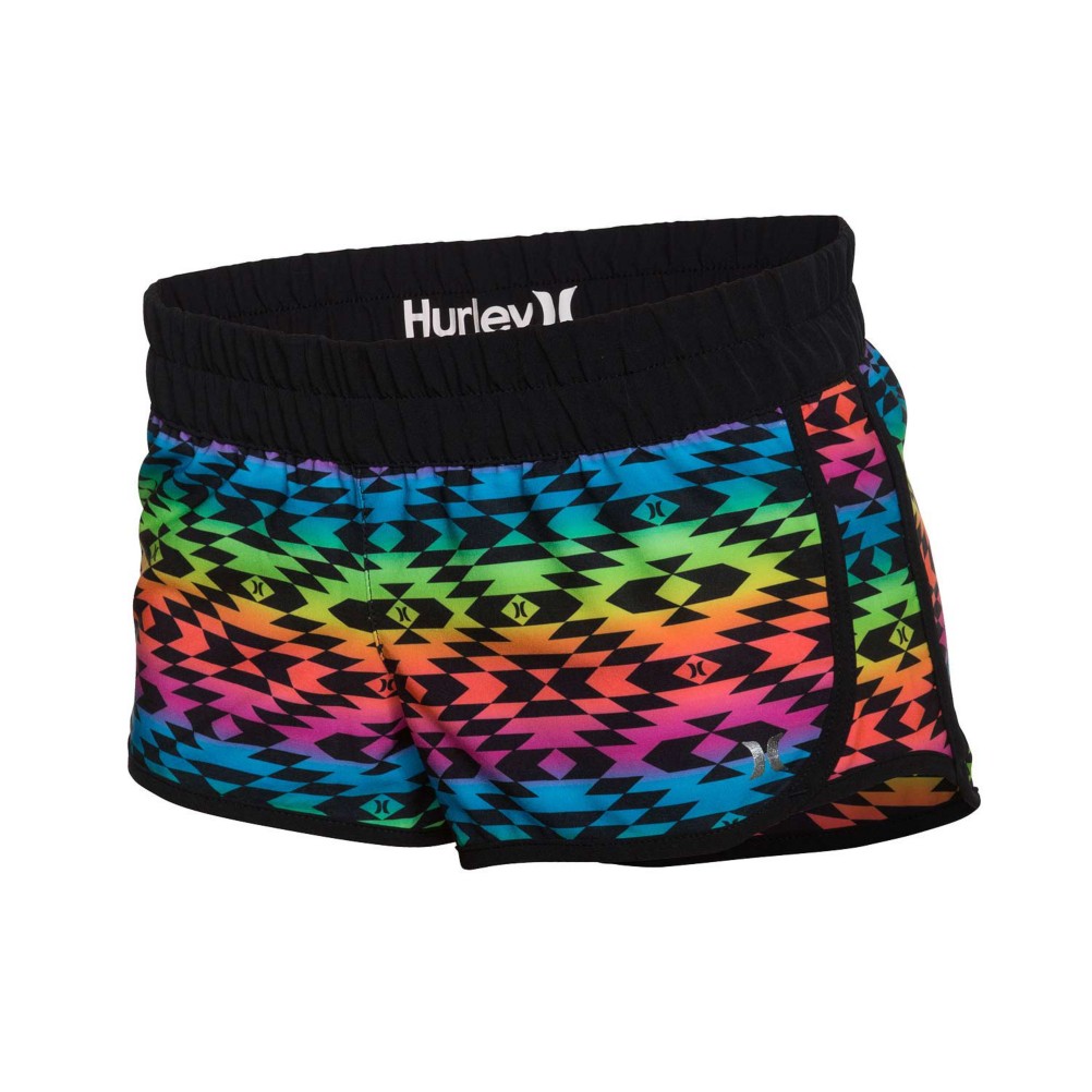 Hurley Phantom Beachrider Print Womens Boardshorts, Multi, swatch