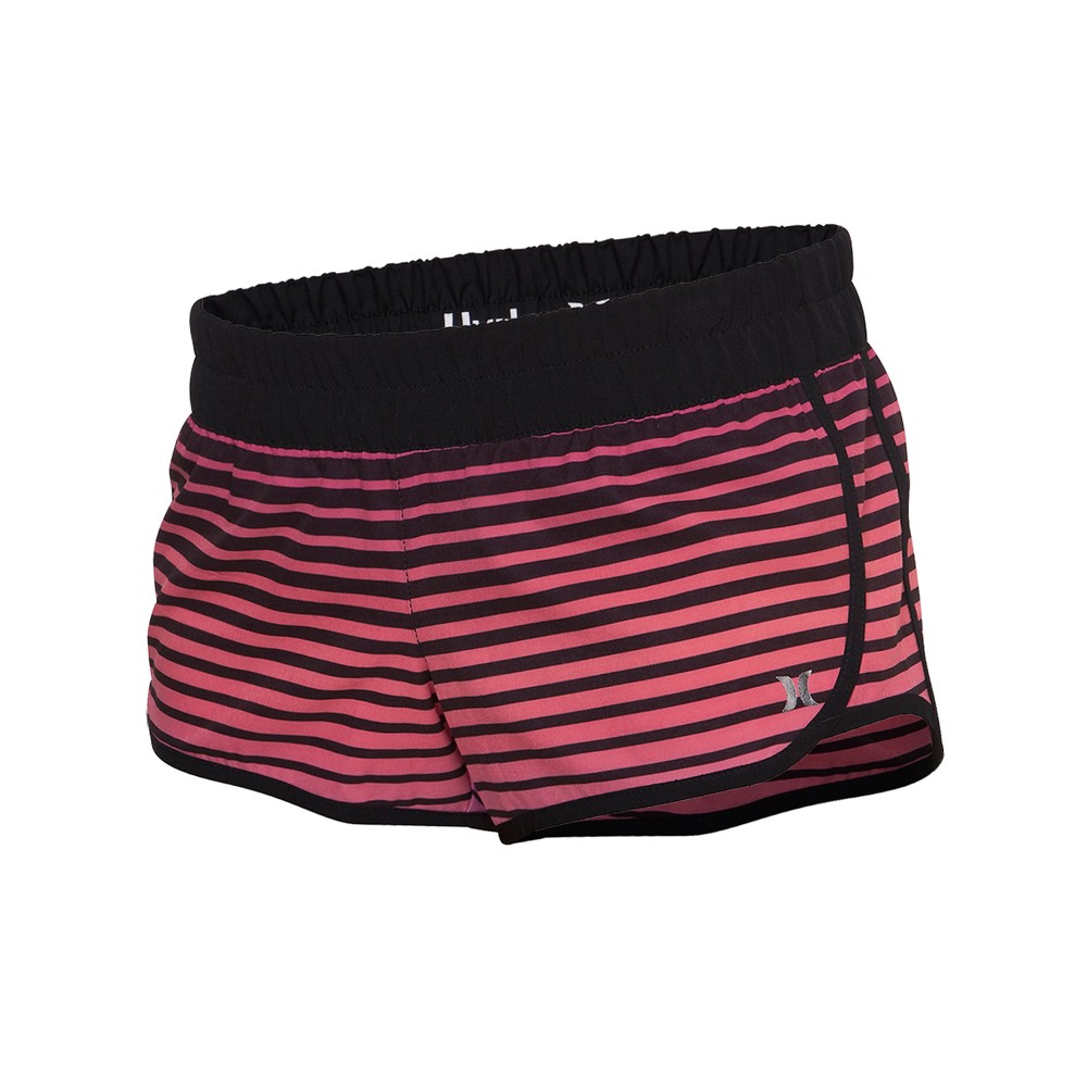 Hurley Phantom Beachrider Print Womens Boardshorts, Sangria, swatch