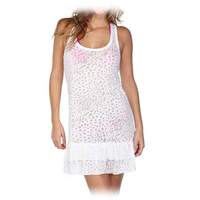 Body Glove Paige Dress Bathing Suit Cover Up, White, swatch