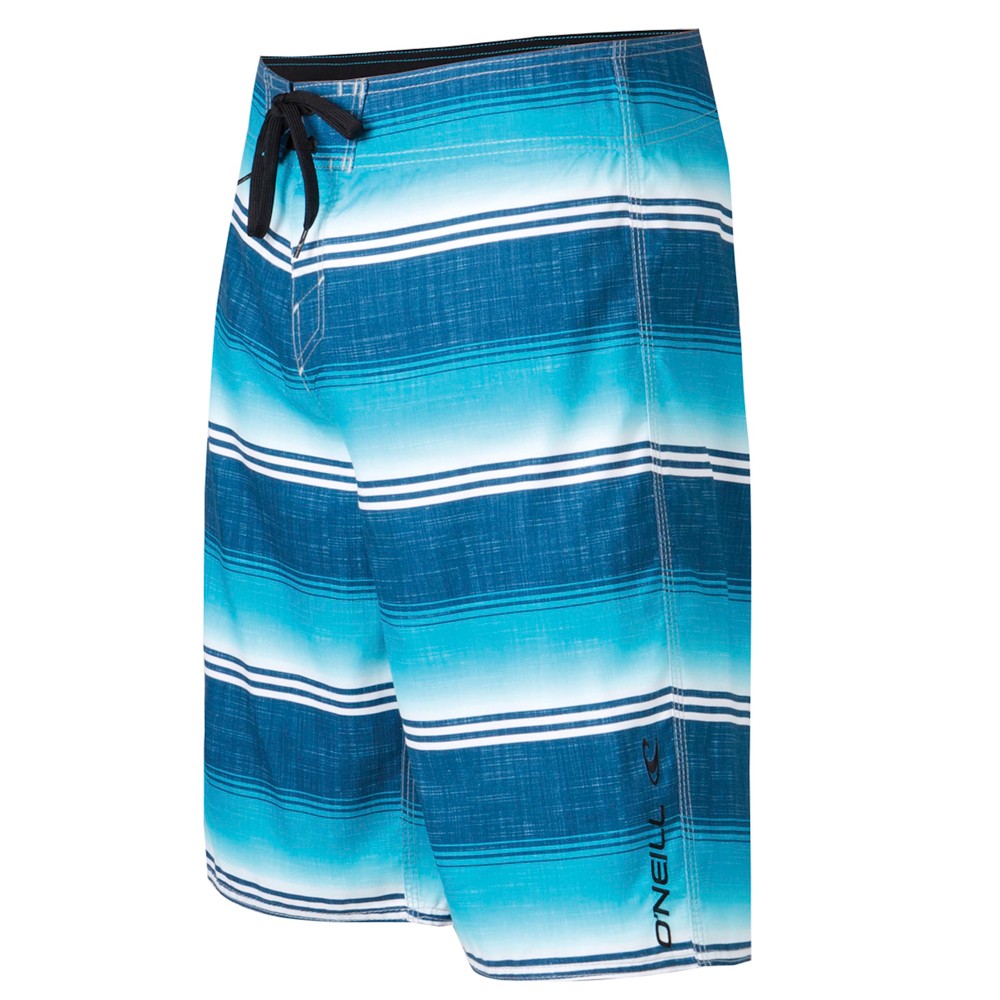 O'Neill Santa Cruz Stripe Board Shorts, Blue, swatch