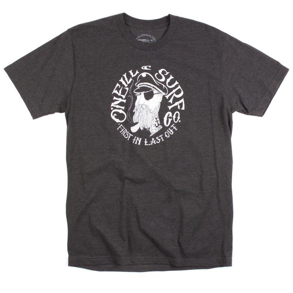 O'Neill Sink Ship T-Shirt, Heather Black, medium