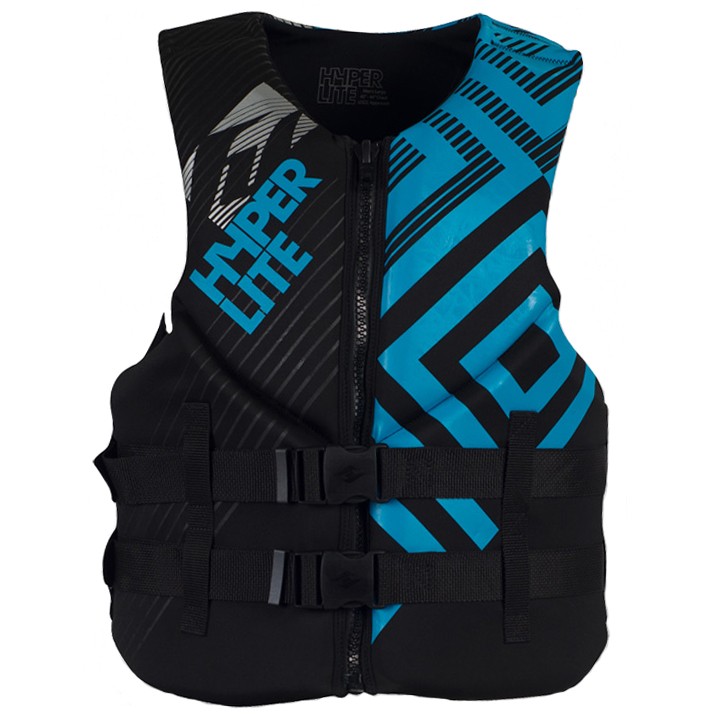 Hyperlite Indy Adult Life Jacket 2013, Black-Blue, swatch