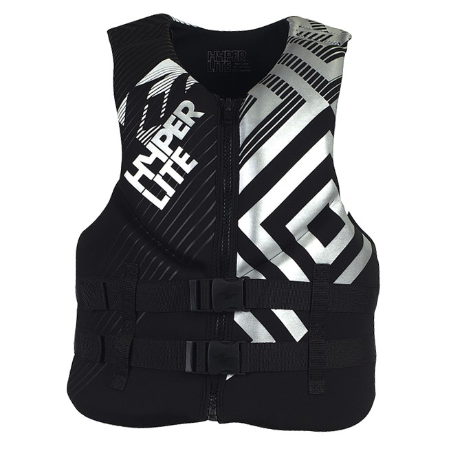 Hyperlite Indy Adult Life Jacket 2013, Silver, medium