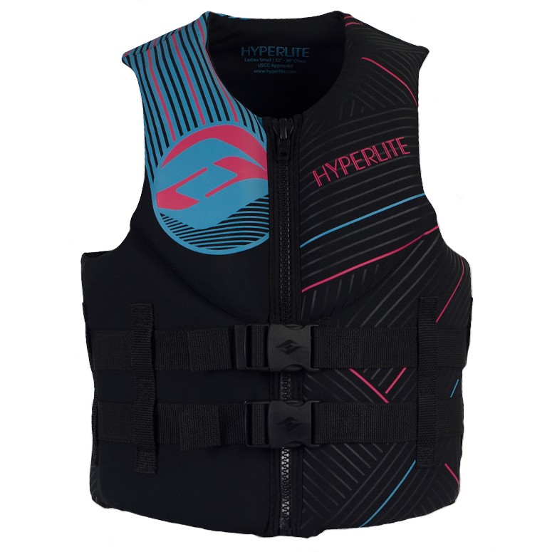 Hyperlite Indy Neo Womens Life Jacket 2013, Pink-Blue, medium