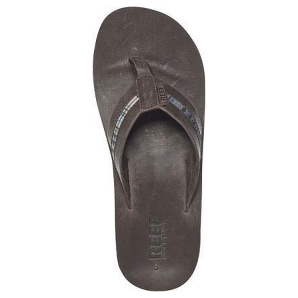 Reef Bonzer Mens Flip Flops, Grey, swatch