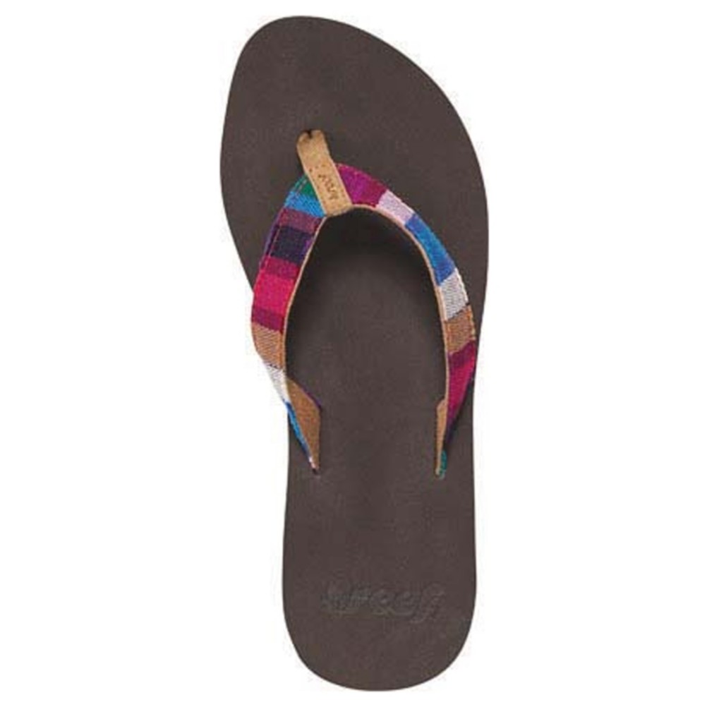 Reef Guatemalan Love Womens Flip Flops, Multi, medium