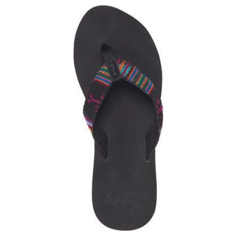 Reef Guatemalan Love Womens Flip Flops, Multi Stripe 2, swatch