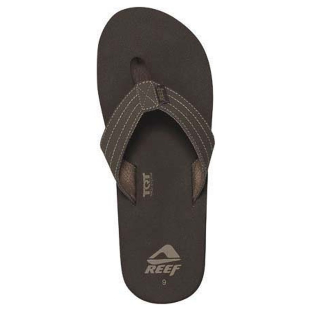 Reef Quencha TQT Mens Flip Flops, Brown, medium