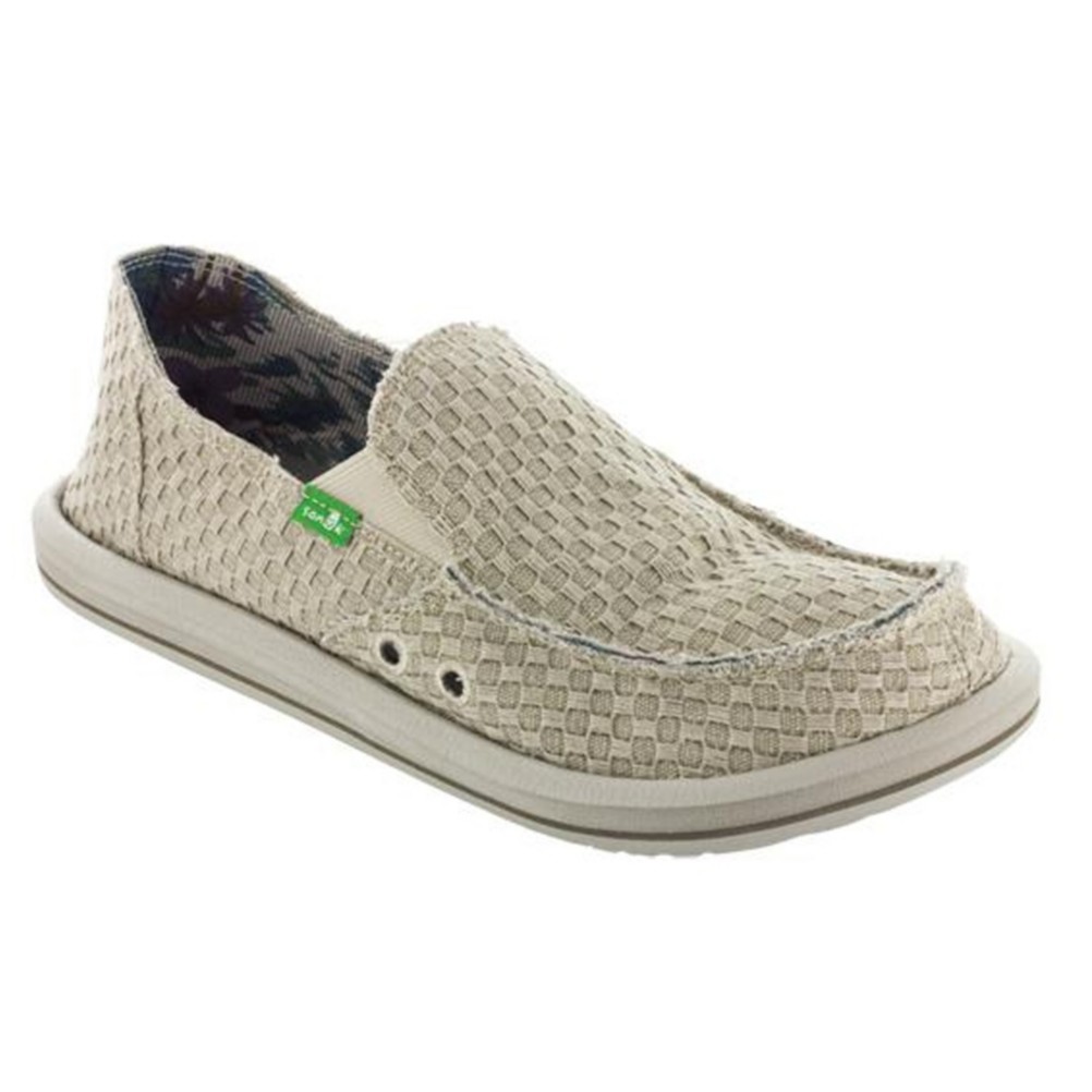 Sanuk Vagabond Yogi Mens Shoes, Natural, medium