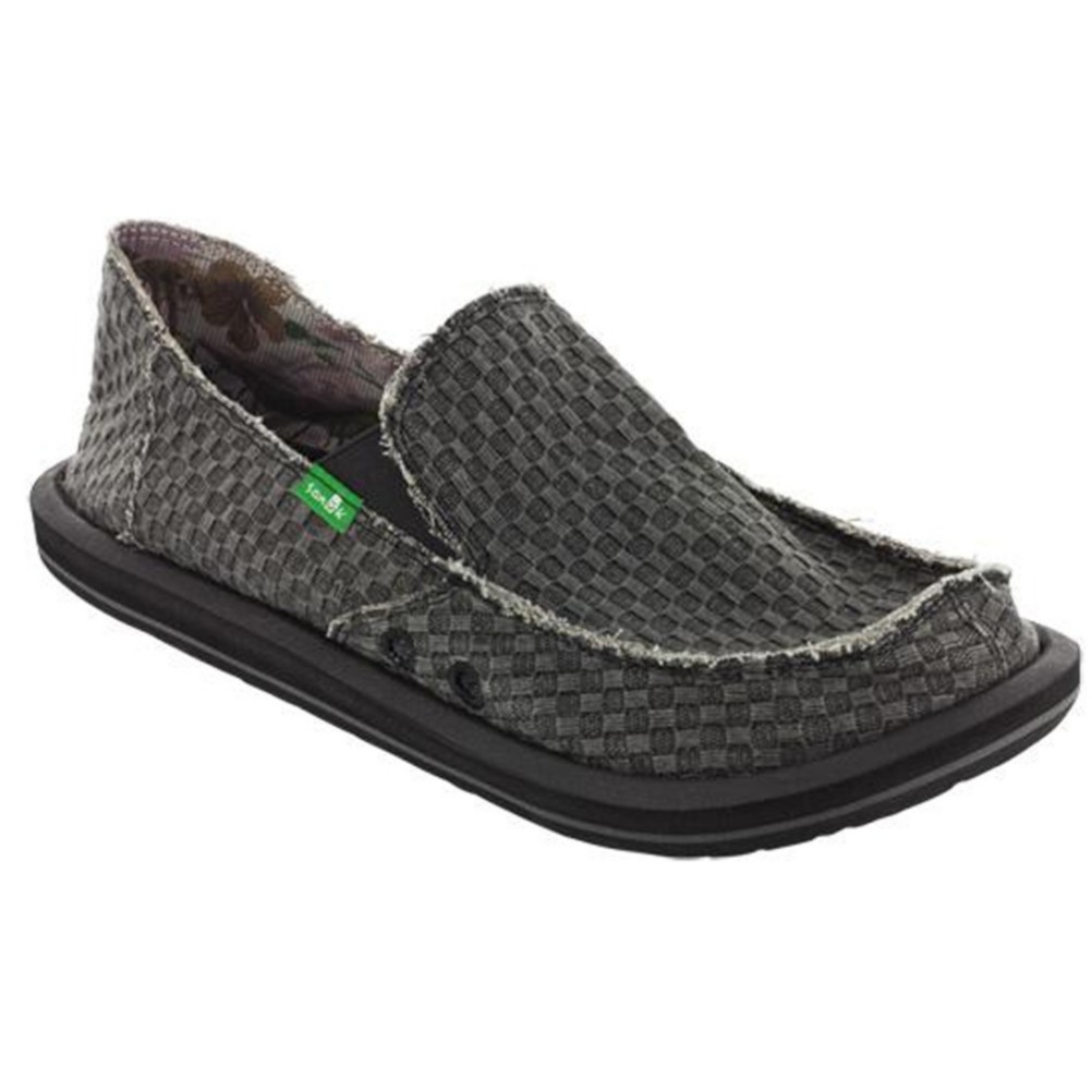 Sanuk Vagabond Yogi Mens Shoes, Charcoal, swatch