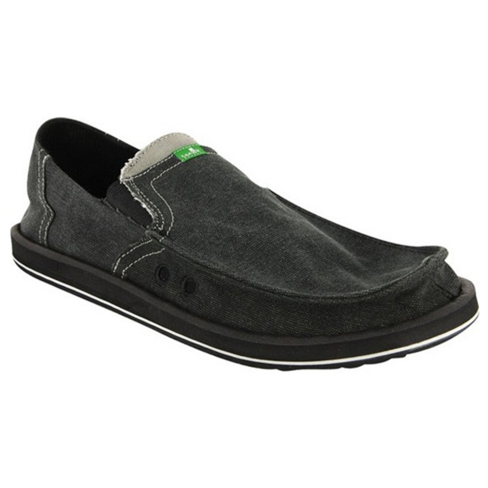 Sanuk Pick Pocket Mens Shoes, Charcoal, swatch