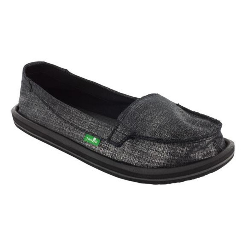 Sanuk Ohm My Womens Shoes, Black, medium
