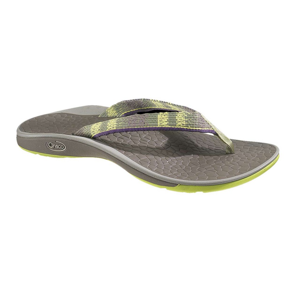 Chaco Fathom Womens Flip Flops, Summer Sunset, swatch