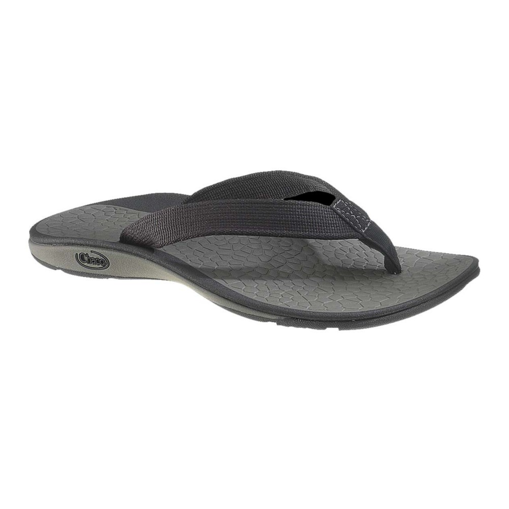 Chaco Fathom Womens Flip Flops, Black, medium