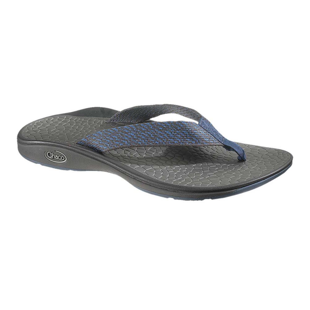 Chaco Fathom Mens Flip Flops, Pencil Art, swatch