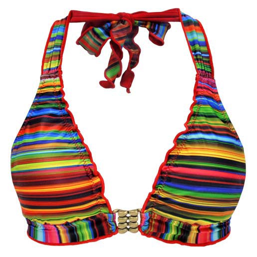 Becca South Of The Border Halter Bathing Suit Top, , medium