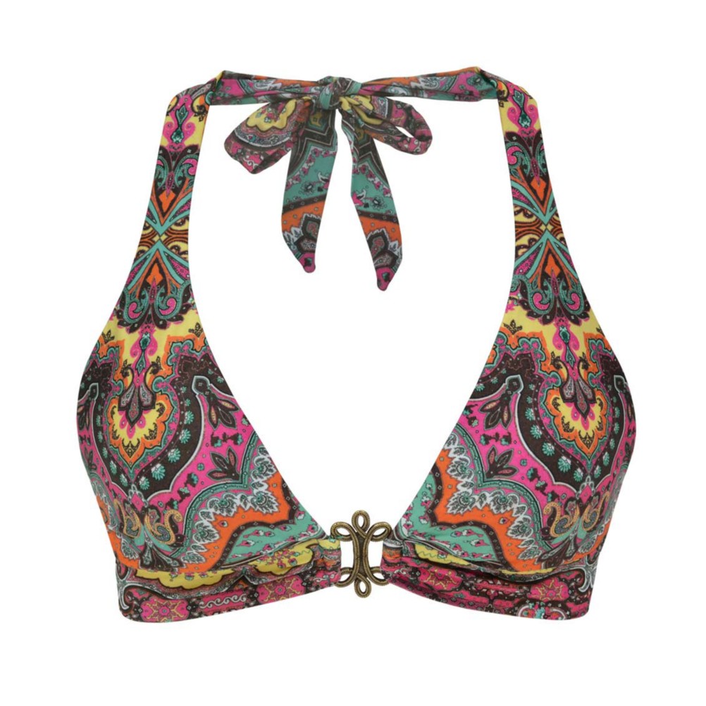Becca Tangier Halter Bathing Suit Top, , medium