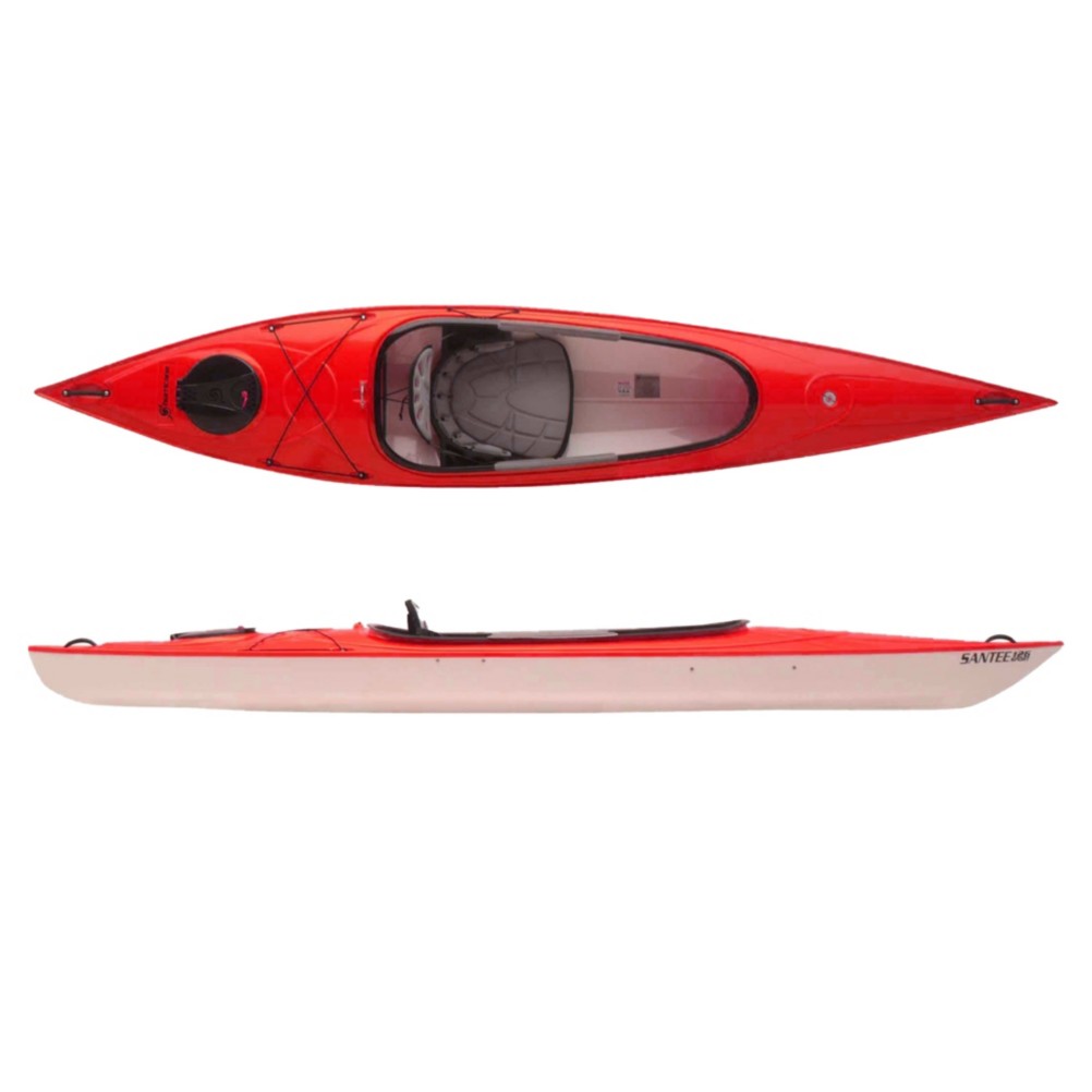 Hurricane Santee 126 Sport Recreational Kayak 2013, Red, swatch