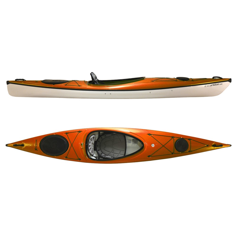 Hurricane Excursion 128 Touring Kayak 2013, Mango, swatch