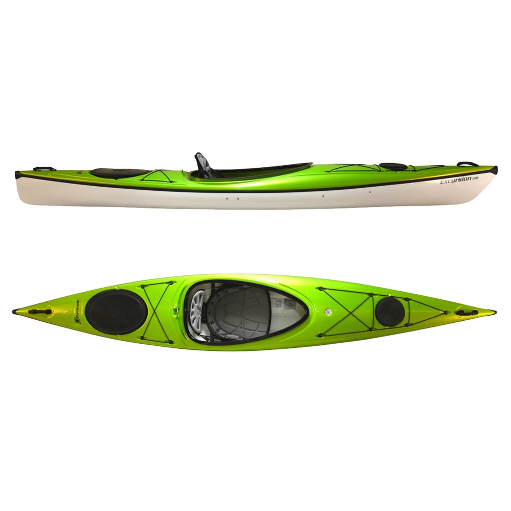 Hurricane Excursion 128 Touring Kayak 2013, Wasabi Green, swatch