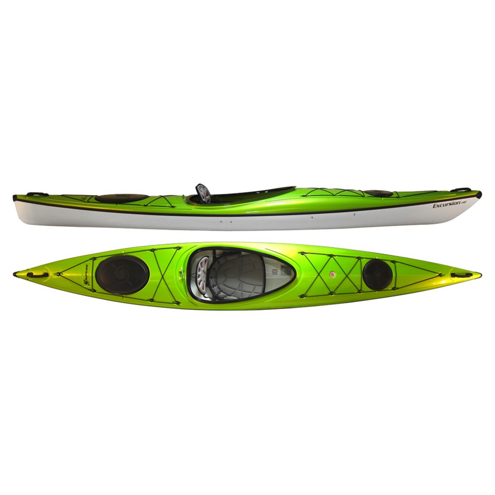 Hurricane Excursion 140 Touring Kayak 2013, Wasabi Green, swatch