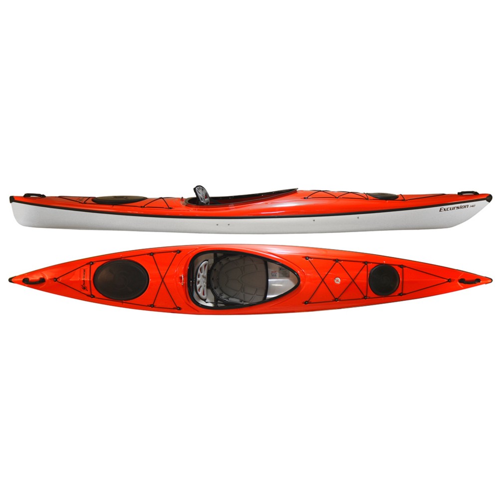 Hurricane Excursion 140 Touring Kayak 2013, Red, medium