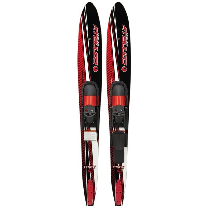Connelly Cayman Combo Water Skis With Front Adjustable with Rear Toe Strap Bindings 2013, , medium