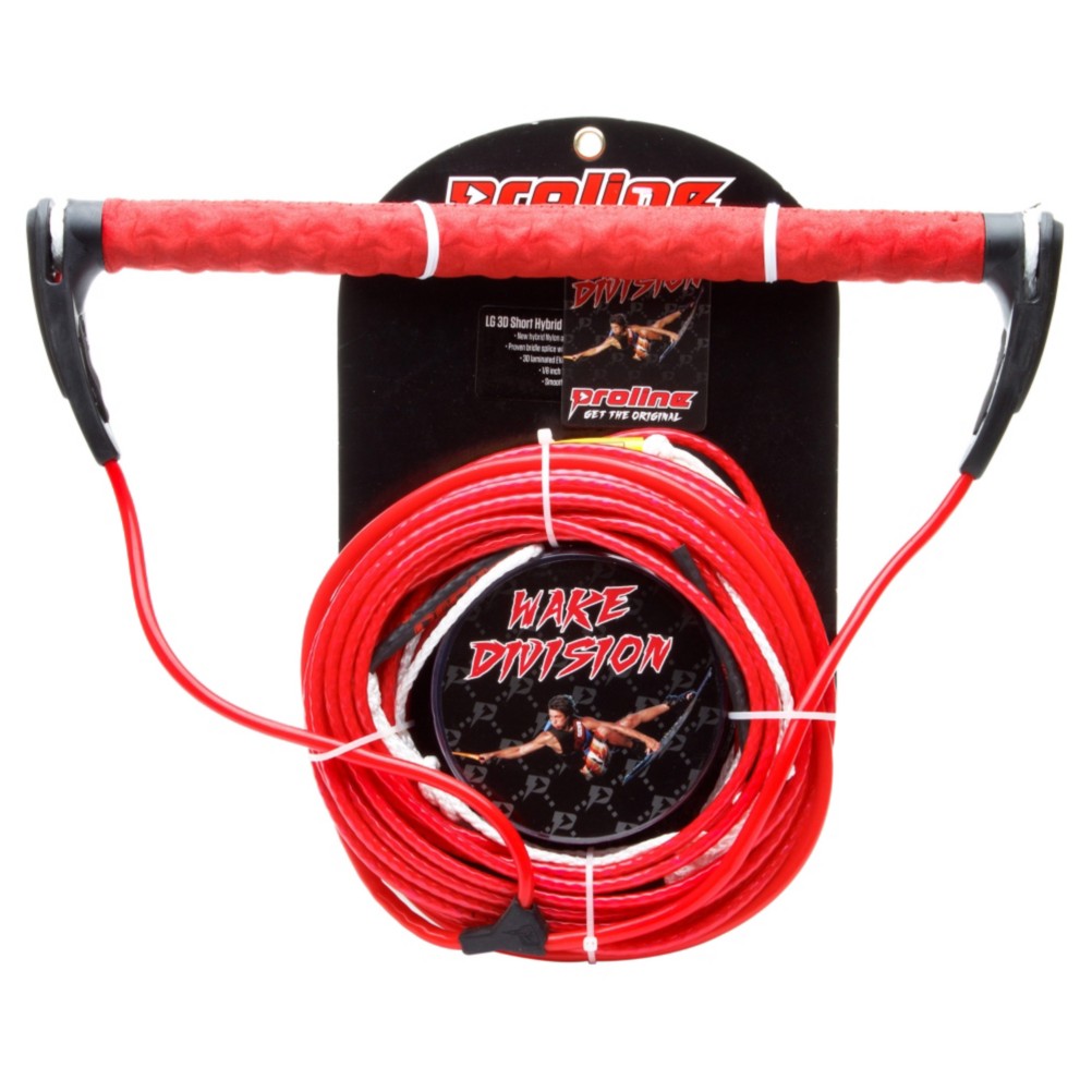 Proline LG 3D Short Hybird PKG Wakeboard Rope 2013, Scarlet, swatch