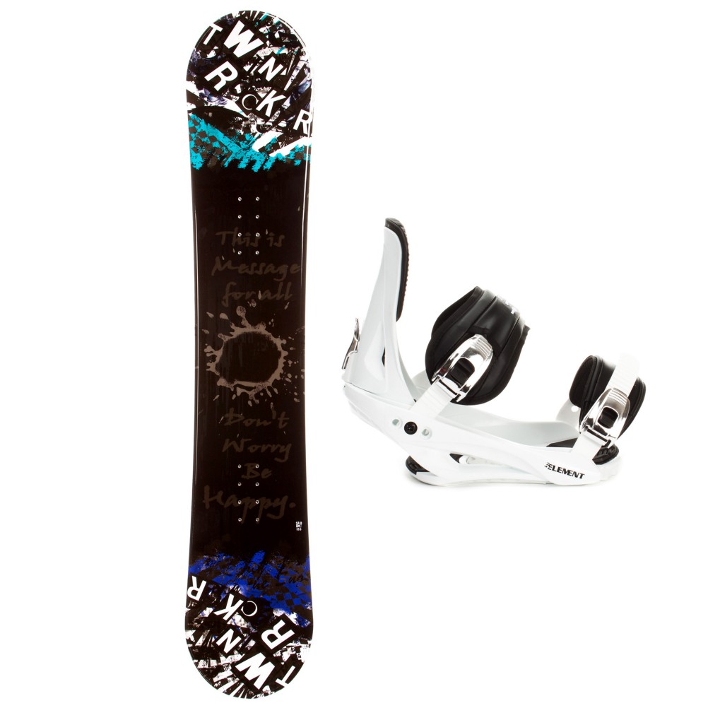 SLQ Twin Rocker Snowboard and Binding Package 2013, , medium