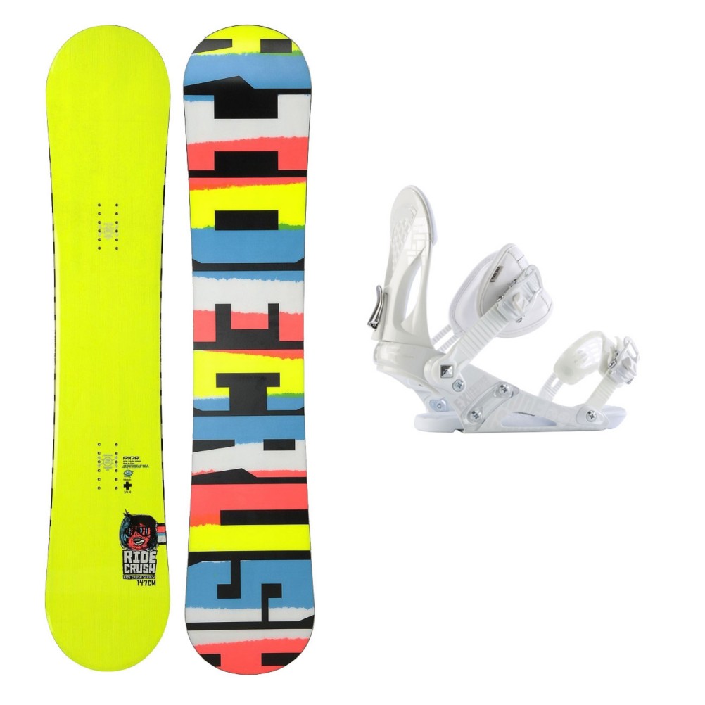 Ride Crush Snowboard and Binding Package 2013, 147cm, medium