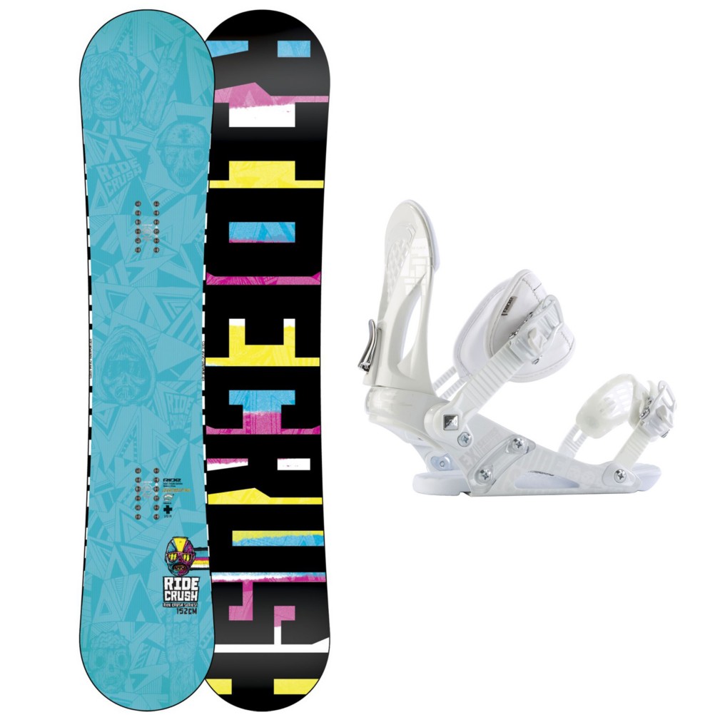 Ride Crush Snowboard and Binding Package 2013, 152cm, swatch